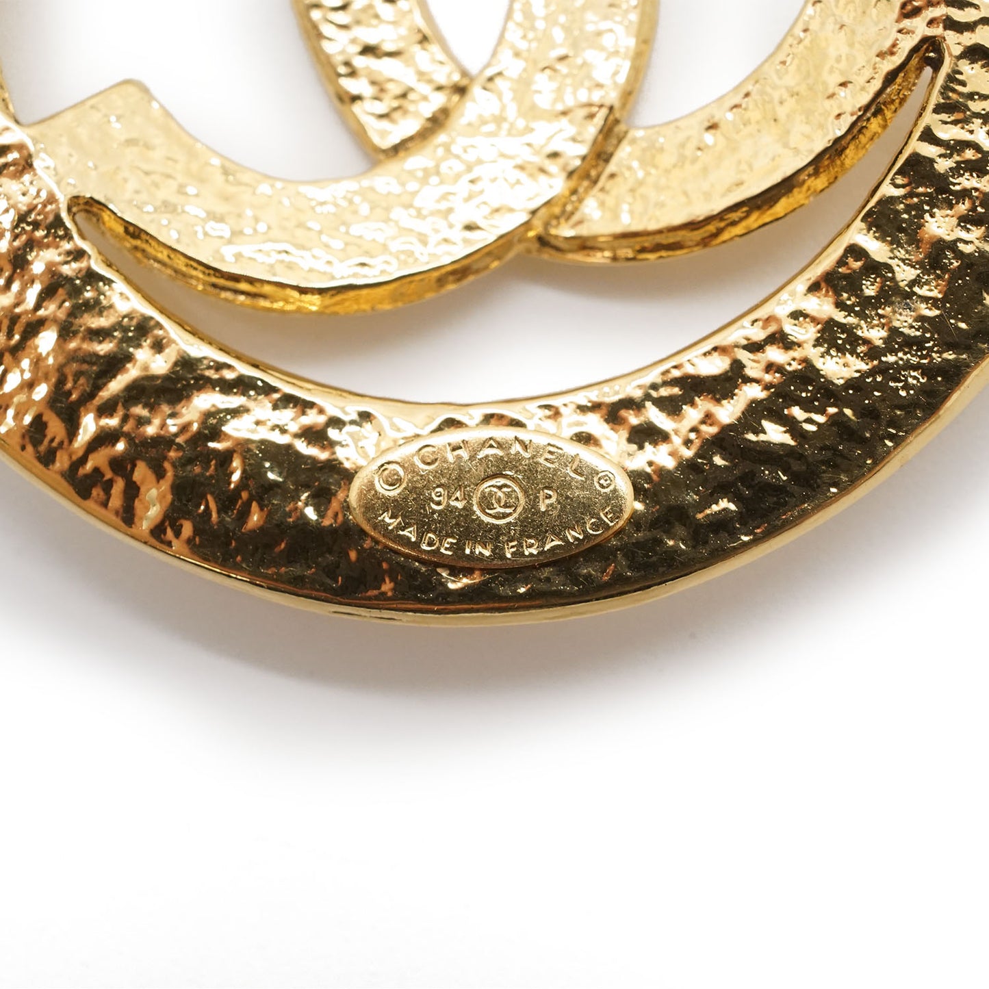 CC Logo Cut-out Brooch GP