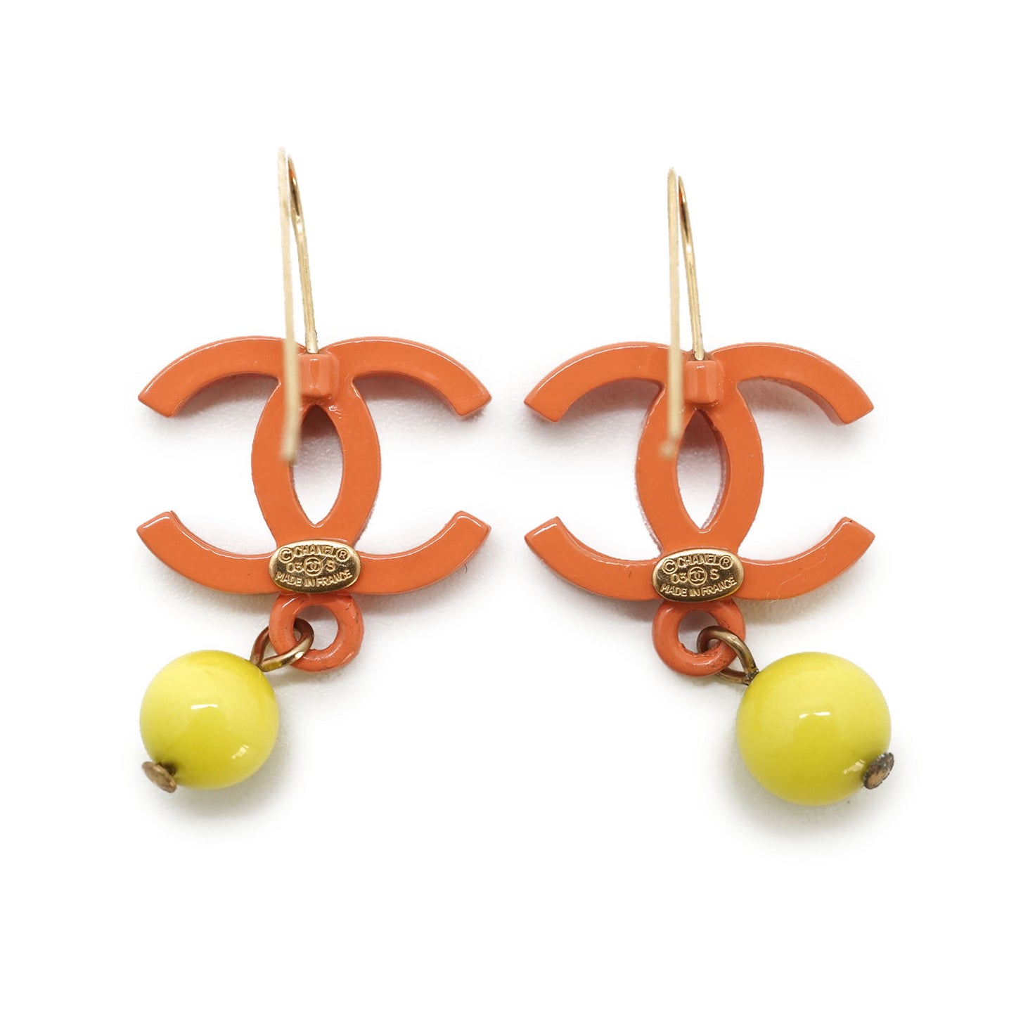 CC Logo Drop Earrings