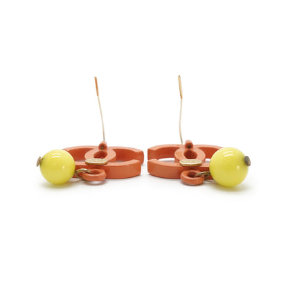 CC Logo Drop Earrings