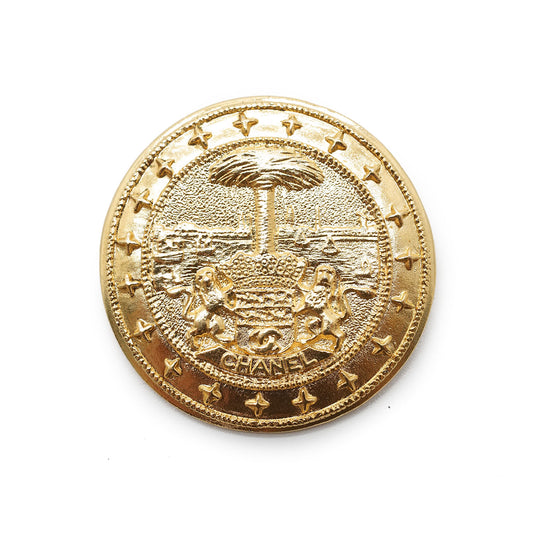 Lion Medallion Brooch GP