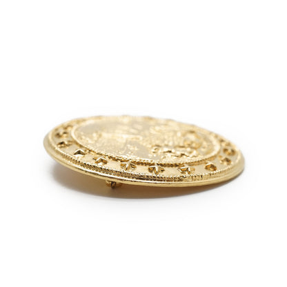 Lion Medallion Brooch GP