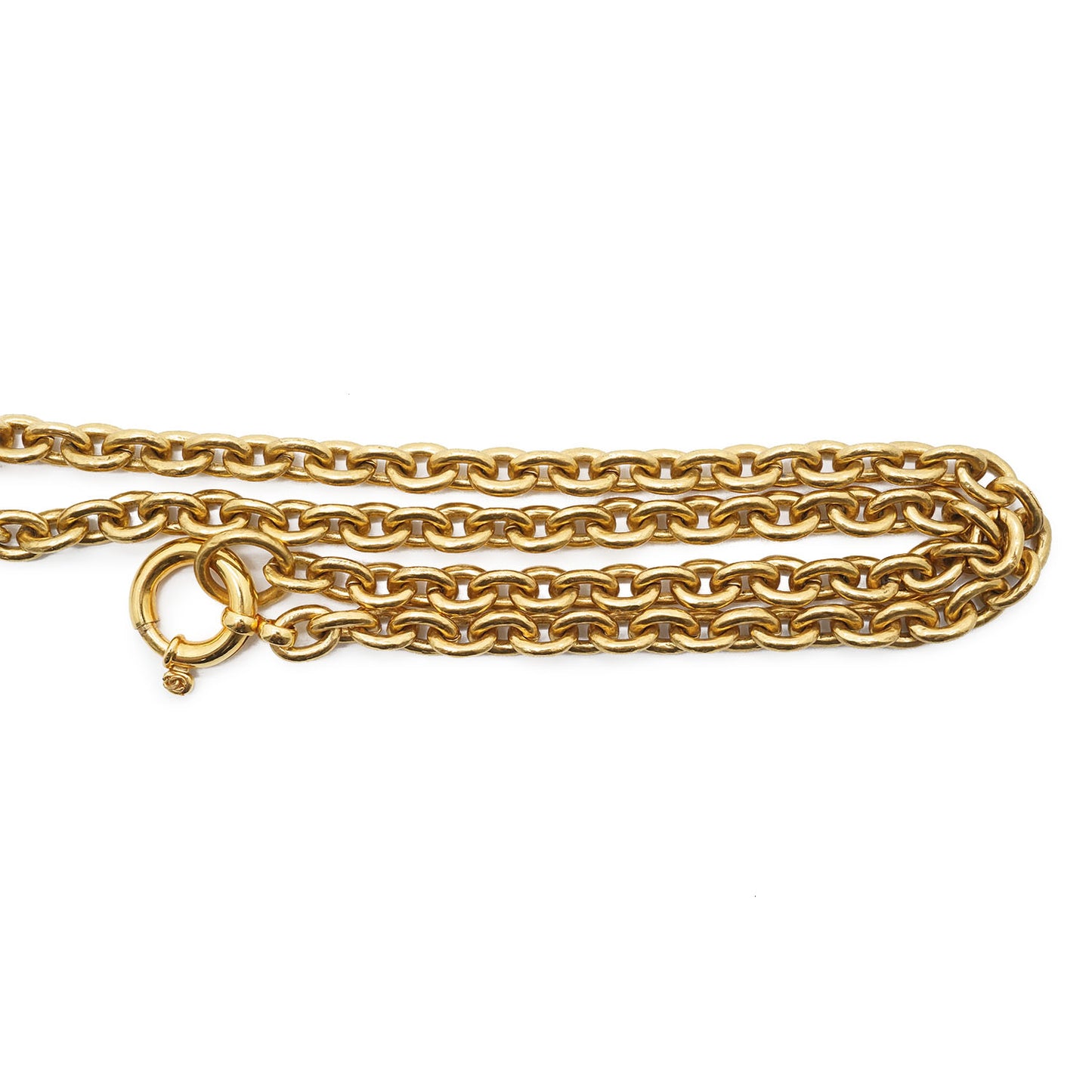 CC Logo Filigree Cut-out Chain Necklace GP