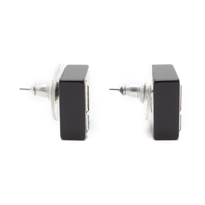 CC Logo Square Earrings