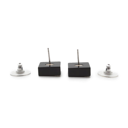 CC Logo Square Earrings