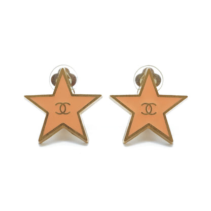 CC Logo Star Clip-On Earrings GP