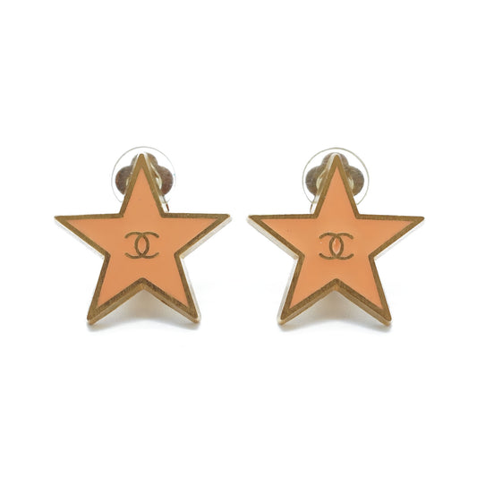 CC Logo Star Clip-On Earrings GP
