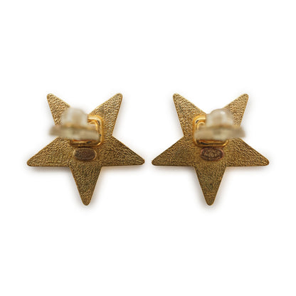 CC Logo Star Clip-On Earrings GP