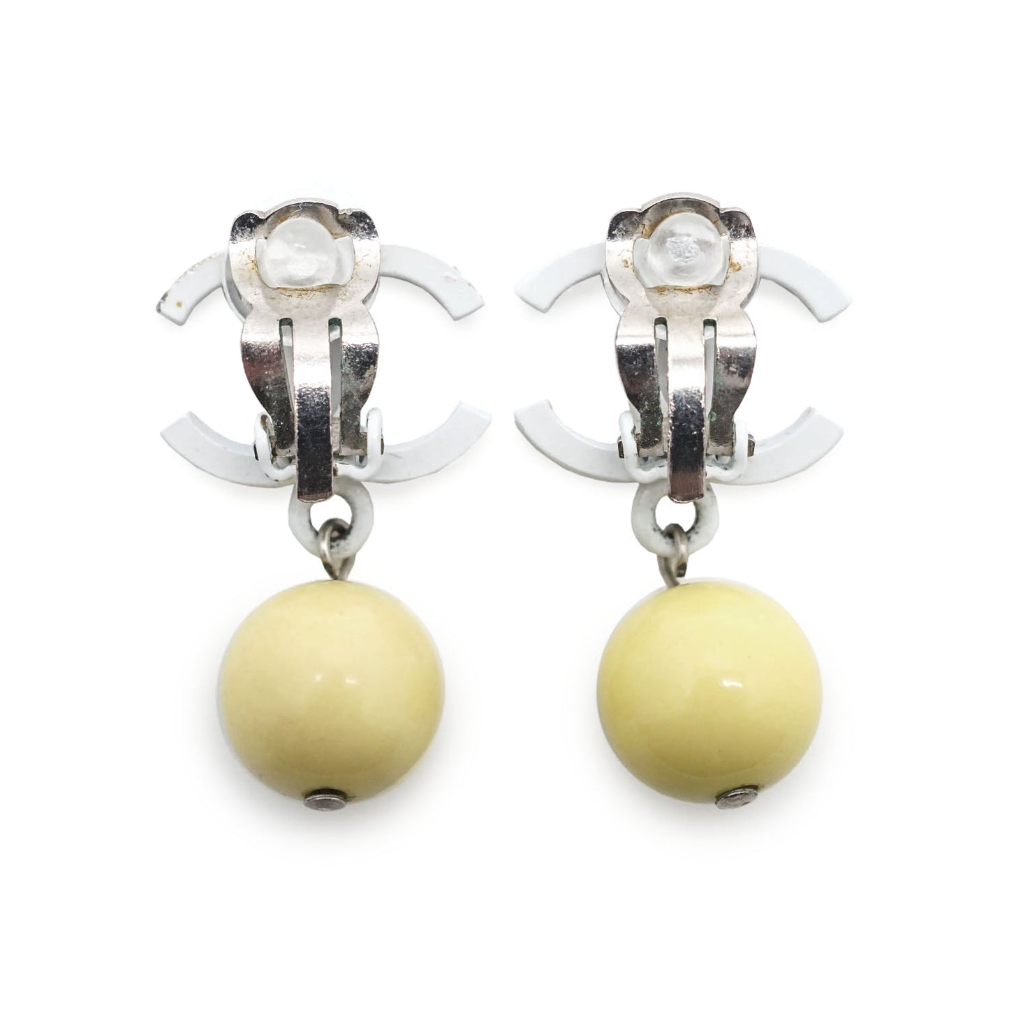 CC Logo Drop Clip-On Earrings