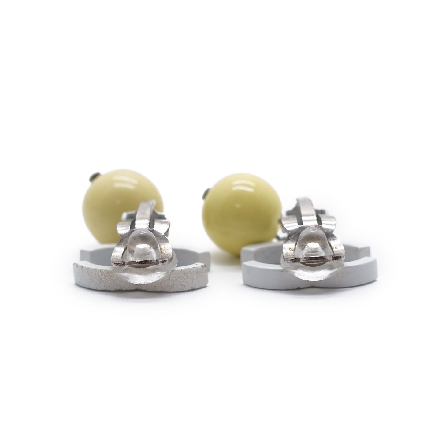 CC Logo Drop Clip-On Earrings