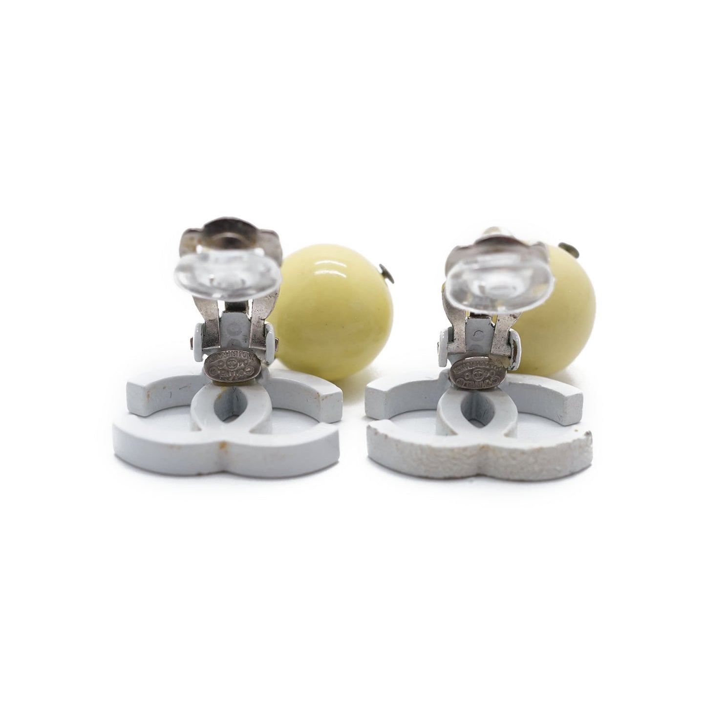 CC Logo Drop Clip-On Earrings