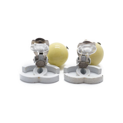 CC Logo Drop Clip-On Earrings