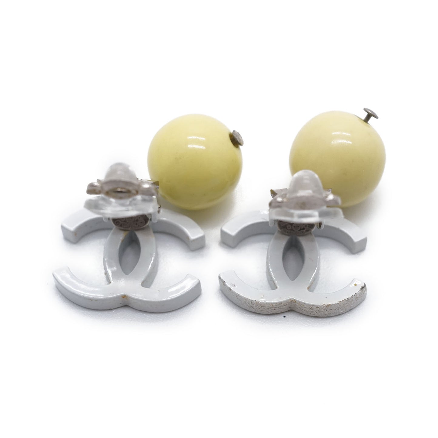 CC Logo Drop Clip-On Earrings