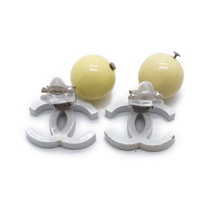 CC Logo Drop Clip-On Earrings