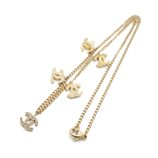 CC Logo Charm Chain Necklace GP
