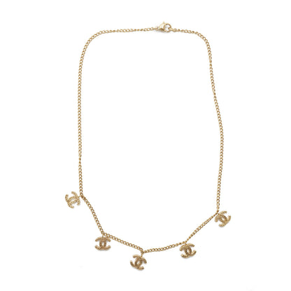 CC Logo Charm Chain Necklace GP