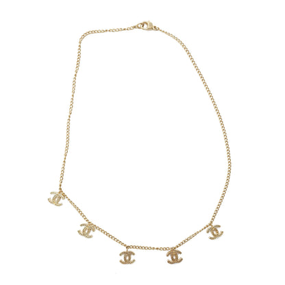 CC Logo Charm Chain Necklace GP