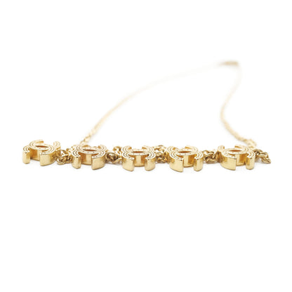 CC Logo Charm Chain Necklace GP