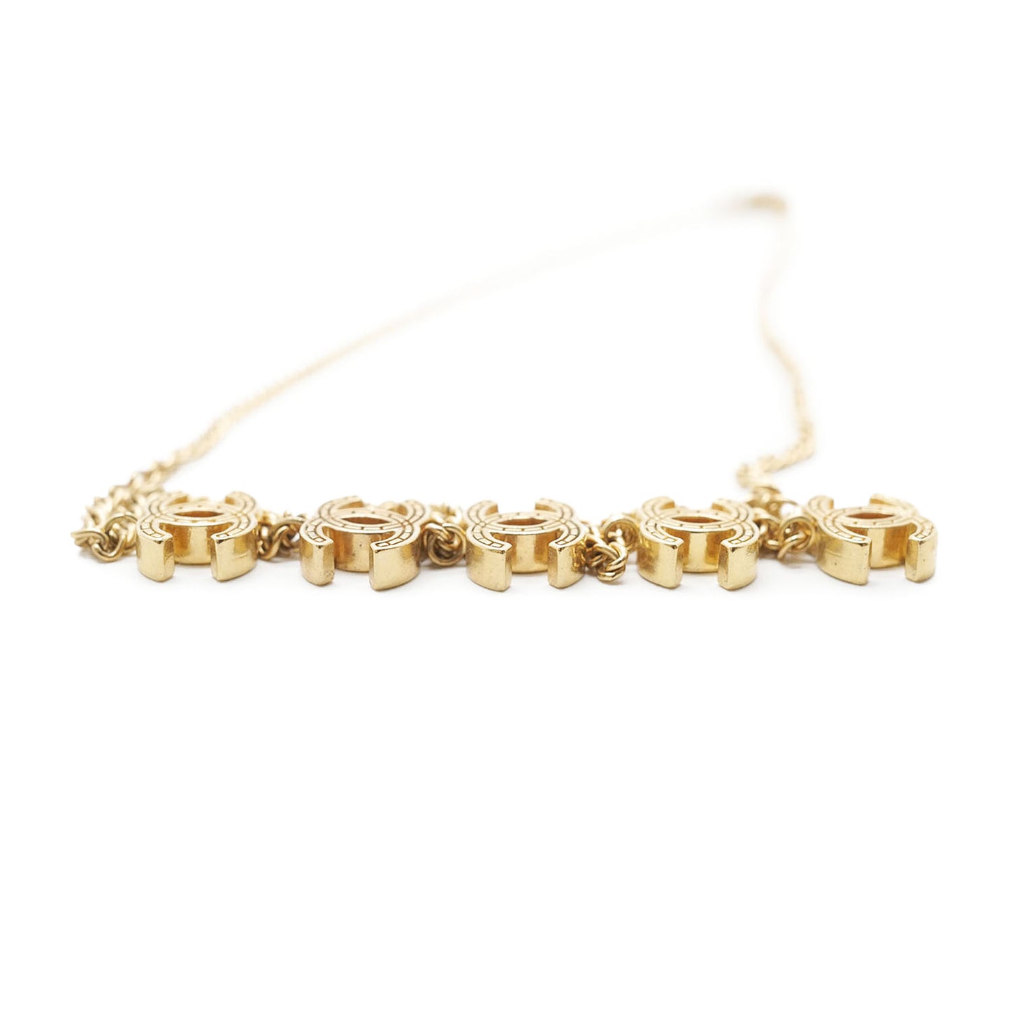 CC Logo Charm Chain Necklace GP