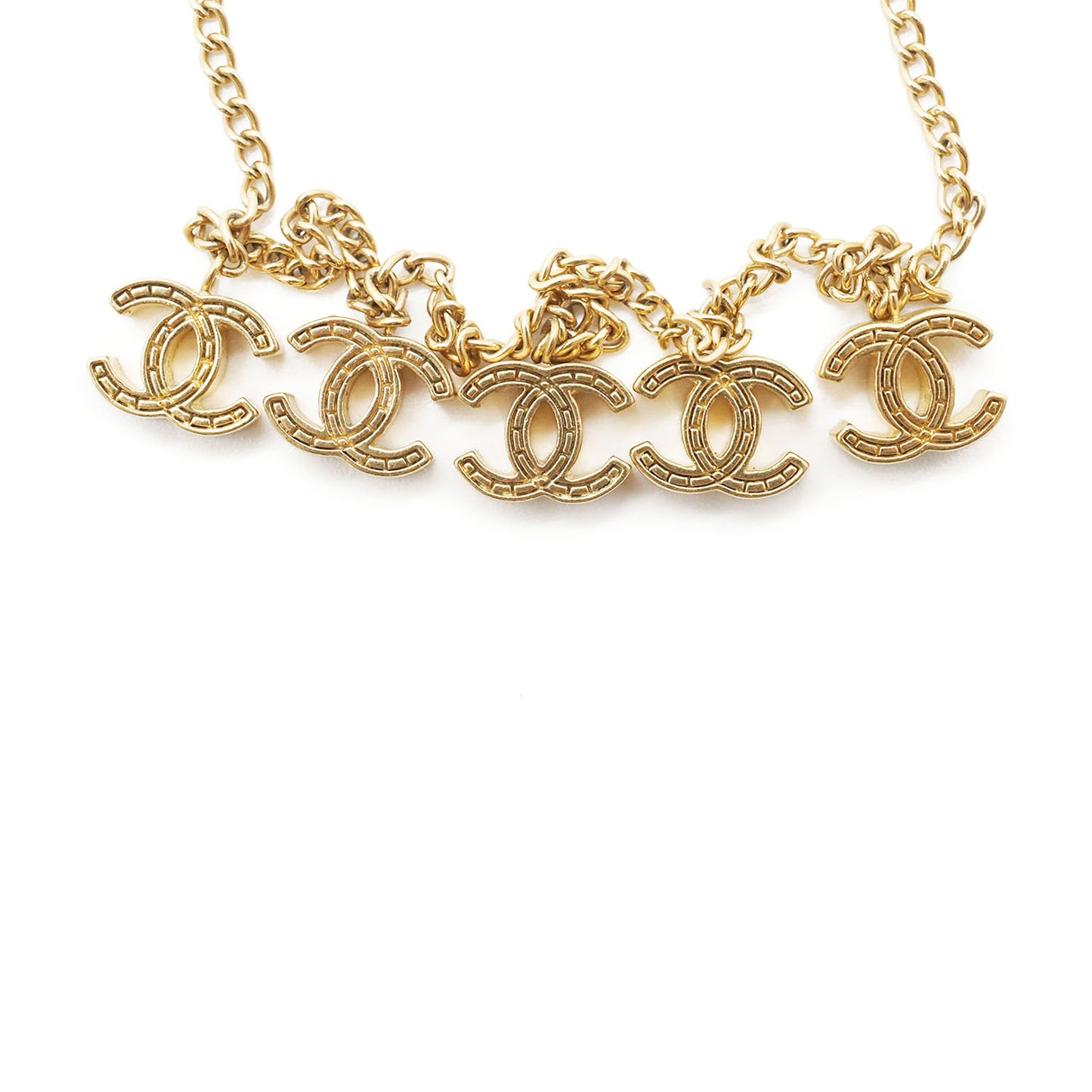 CC Logo Charm Chain Necklace GP