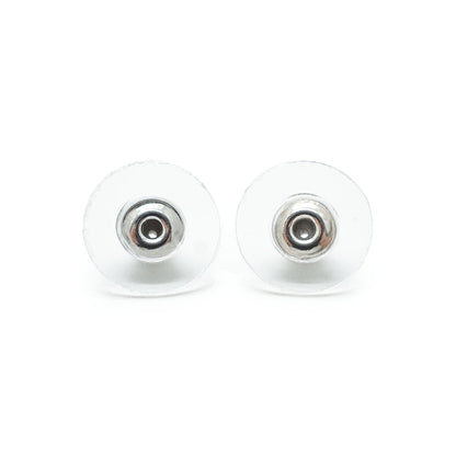 CC Logo Camellia Rhinestone Drop Earrings