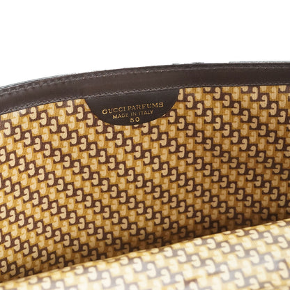 Vintage Gucci Parfums Sherry Line Suede Clutch Bag