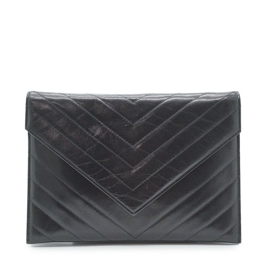 Vintage Envelope Quilted Clutch