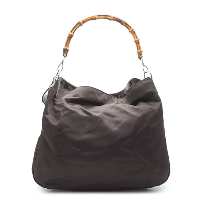 Bamboo Nylon 2way Shoulder Bag
