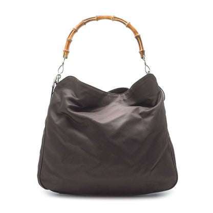 Bamboo Nylon 2way Shoulder Bag