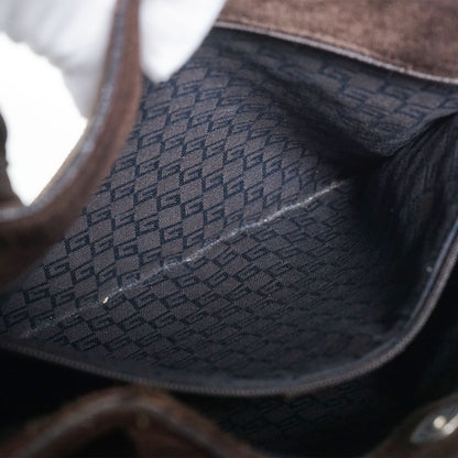 Suede Horsebit Tote