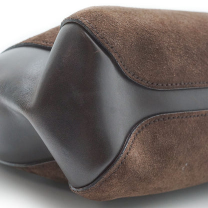 Suede Horsebit Tote