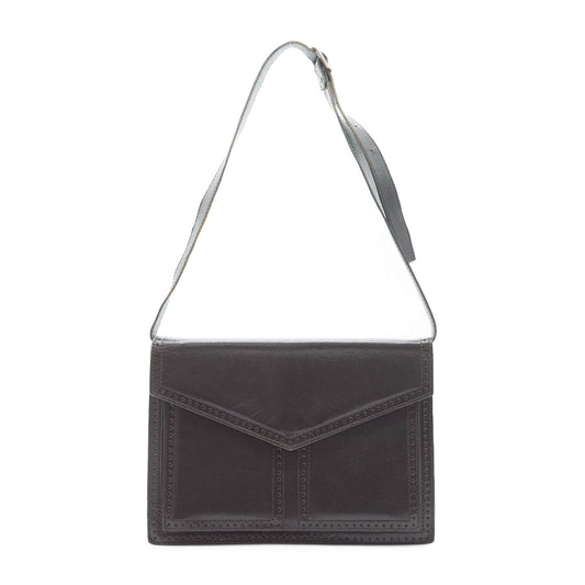 Vintage Cut-out Trim Shoulder Bag