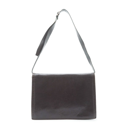 Vintage Cut-out Trim Shoulder Bag
