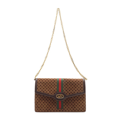 Vintage Sherry Line G Monogram Chain Shoulder Bag
