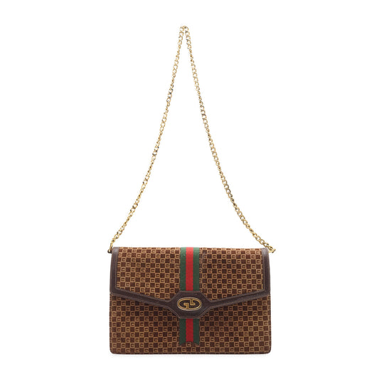 Vintage Sherry Line G Monogram Chain Shoulder Bag