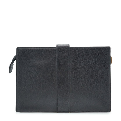 Y-Stitch Detail Vintage Clutch