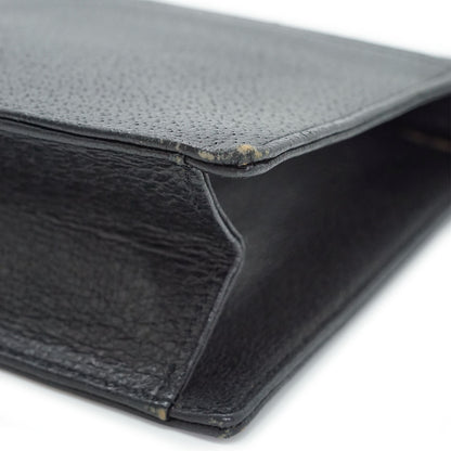 Y-Stitch Detail Vintage Clutch