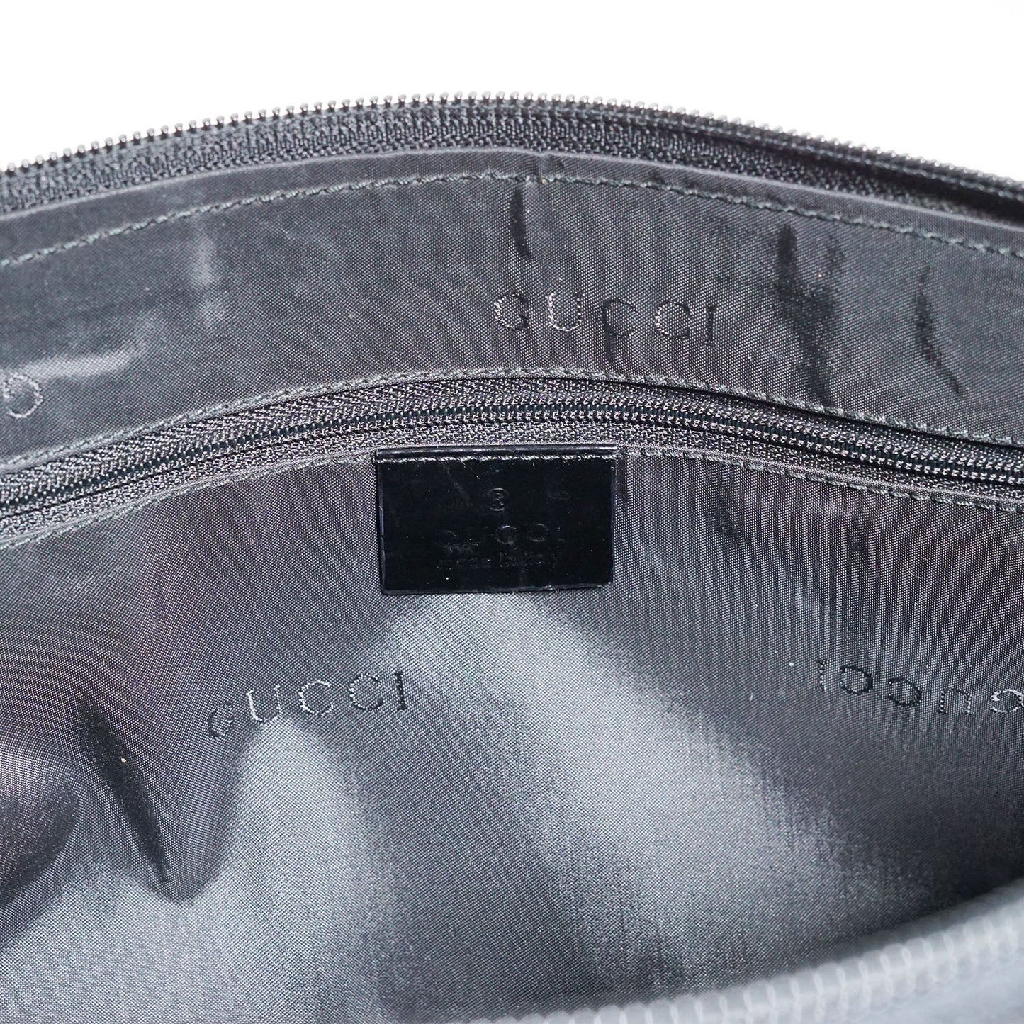 Nylon Patent Leather Shoulder Bag