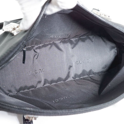 Nylon Patent Leather Shoulder Bag