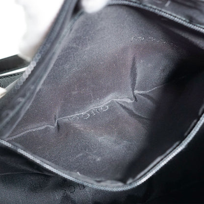 Nylon Patent Leather Shoulder Bag