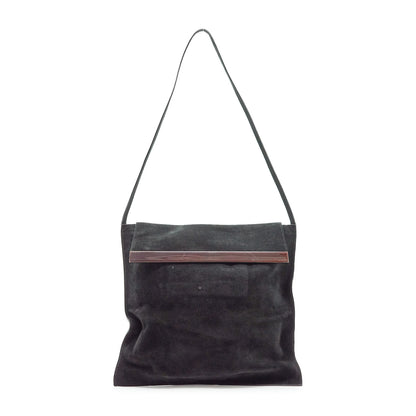 Vintage Suede Foldable Shoulder Tote