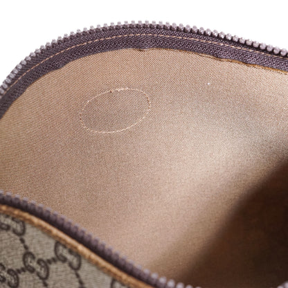GG Supreme Gucci Plus Vintage Coated Canvas Pouch