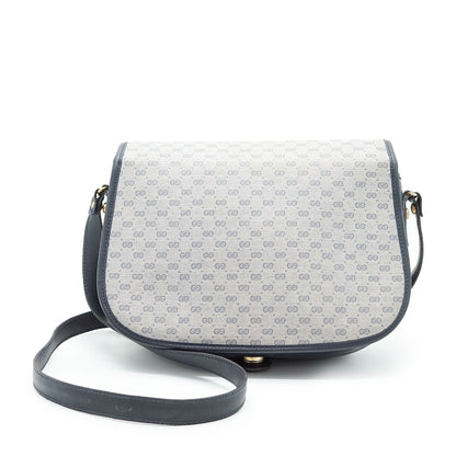 Vintage Microguccissima Flap Crossbody Bag