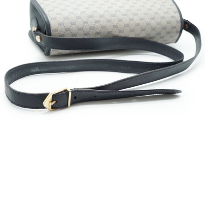 Vintage Microguccissima Flap Crossbody Bag