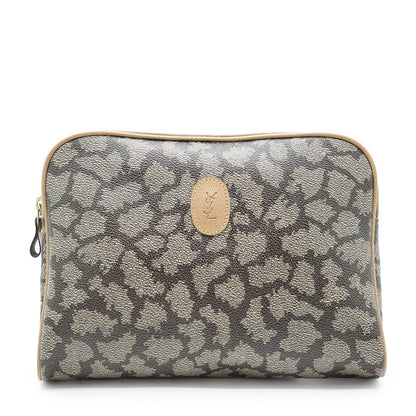 Vintage YSL Giraffe Print Clutch