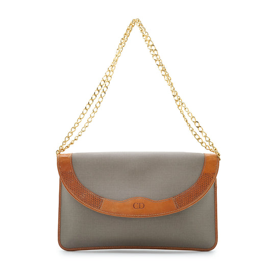 CD Logo Chain Shoulder Bag