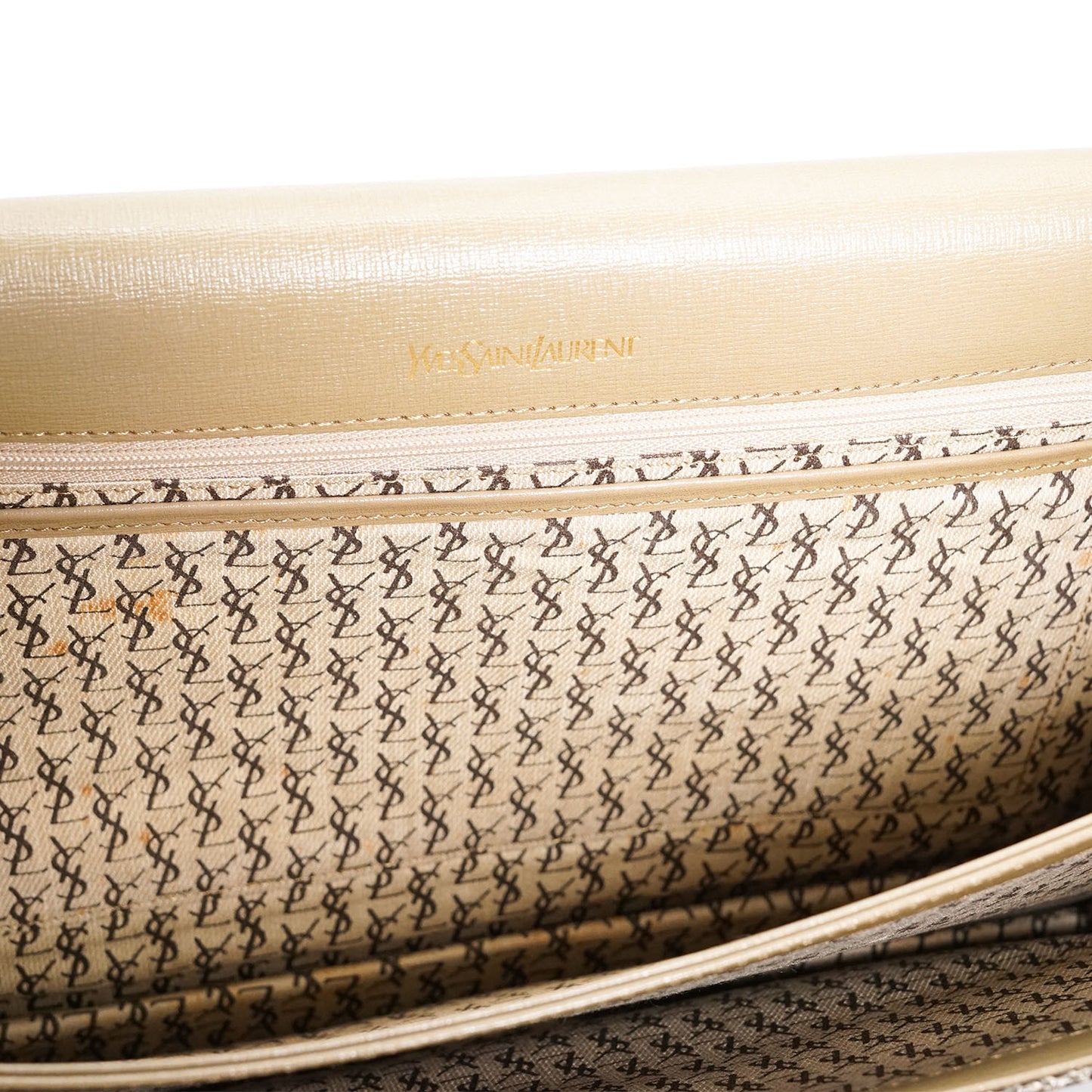 Vintage YSL Giraffe Print Flap Clutch