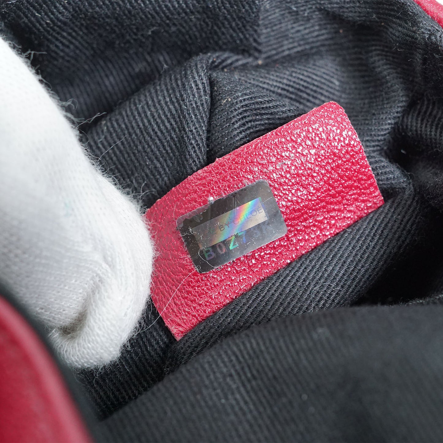 Scalloped Cut-out Detail Pouch