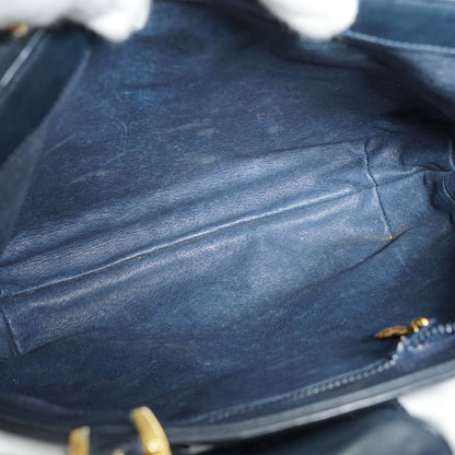 Vintage Horseshoe Detail Suede Handbag