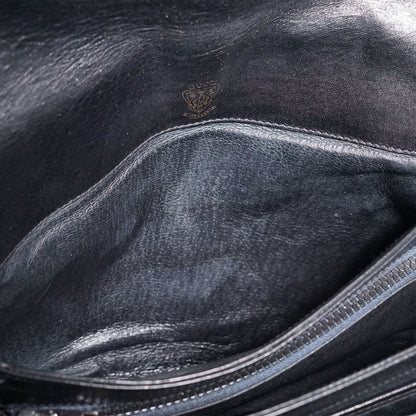 Vintage Horsebit Lock Box Shoulder Bag
