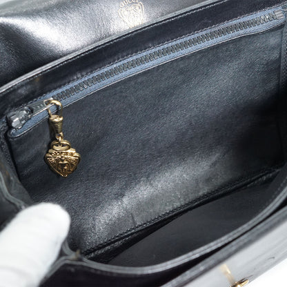 Vintage Horsebit Lock Box Shoulder Bag